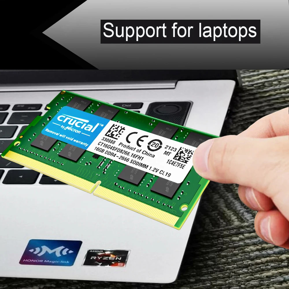 Memoria Ram DDR4 32GB 16GB 4GB 8GB 2133mhz 2400mhz 2666mhz 3200mhz PC4 1.2V Sodimm Notebook RAM Laptop Memory