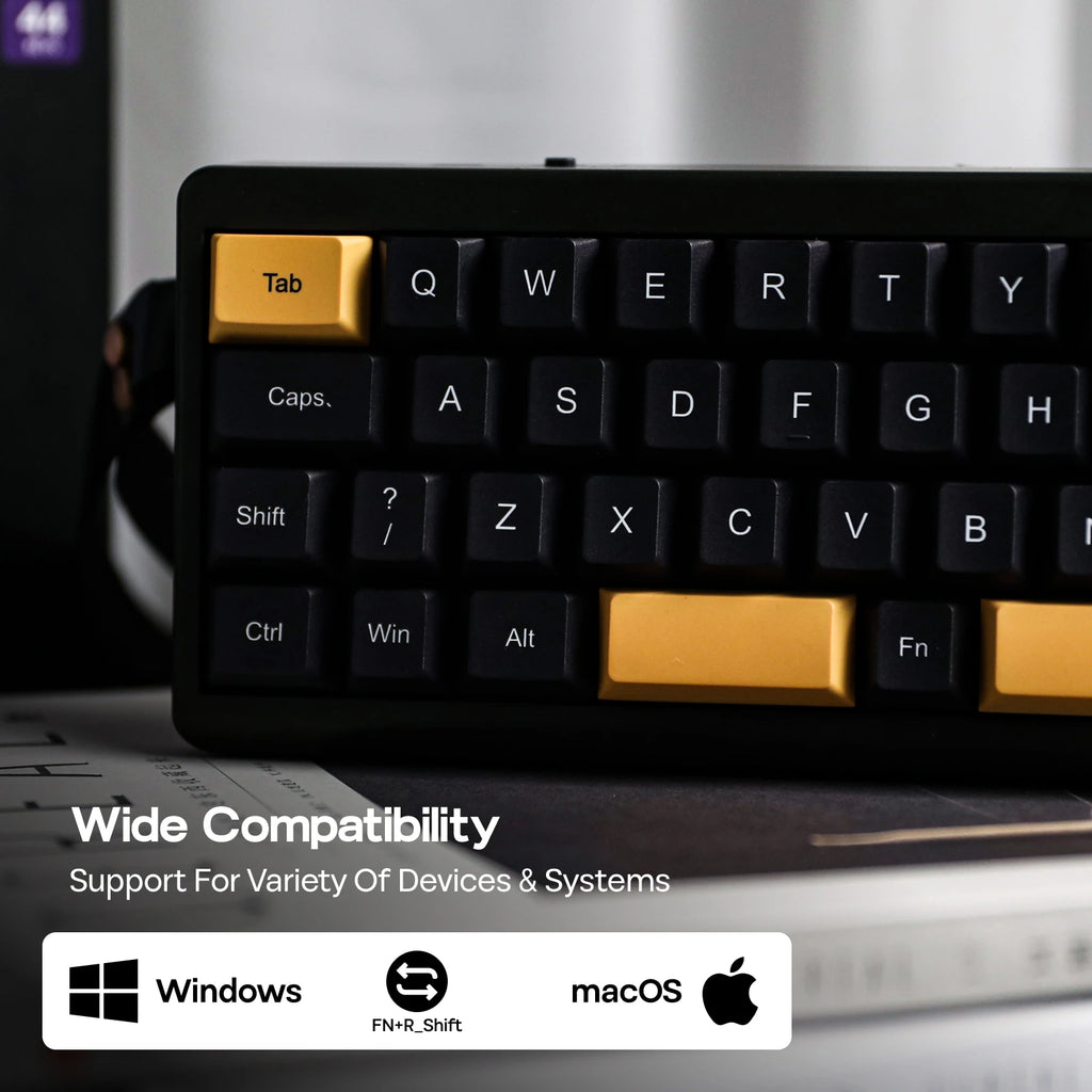 EPOMAKER TH40 QMK/VIA Ultra-Compact 40% Layout Hot-Swap Gasket-mounted Type-C Wired/Bluetooth/2.4G Wireless Mechanical Keyboard