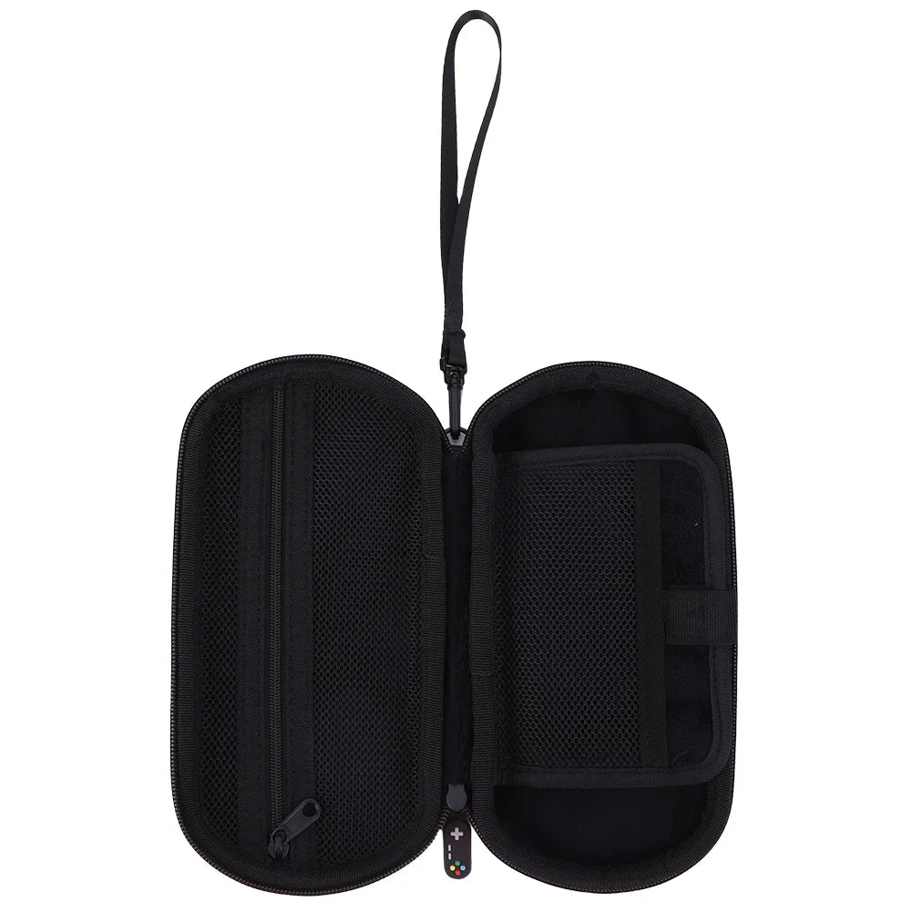 Hard EVA Carrying Case for Trimui Smart Pro Handheld Game Console Silicone Protective Case Storage Bag with Tempered Glass Film