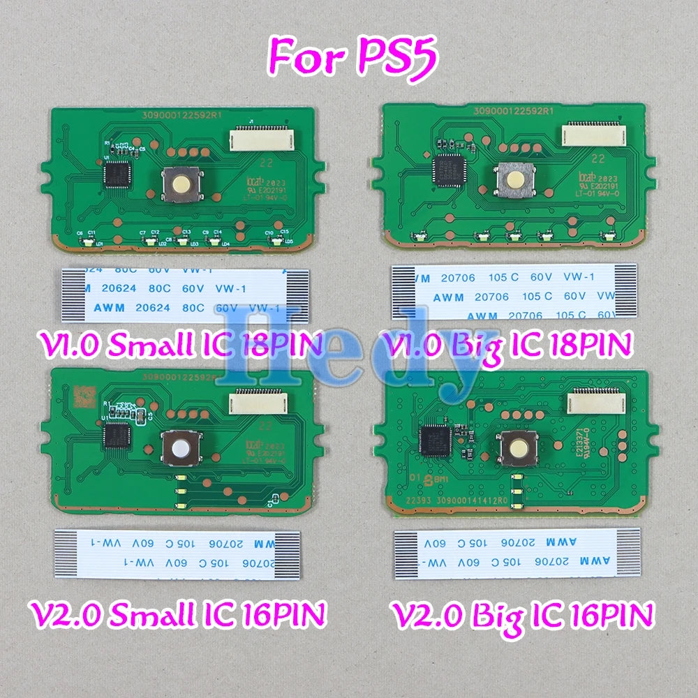 1set Touch Pad For PS5 Controller BDM-010 BDM-020 BDM-030 Motherboard Circuit Touchpad With 16Pin/18Pin Flex Cable
