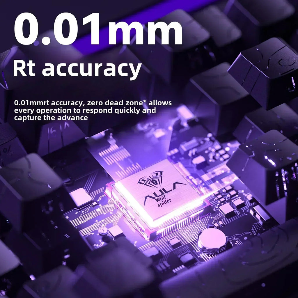 New AULA HERO 68HE/ULTRA INSTOCK Magnetic Switch Gaming Keyboard&Mouse E-sport Custom Mechanical Wired Keyboard Accessories