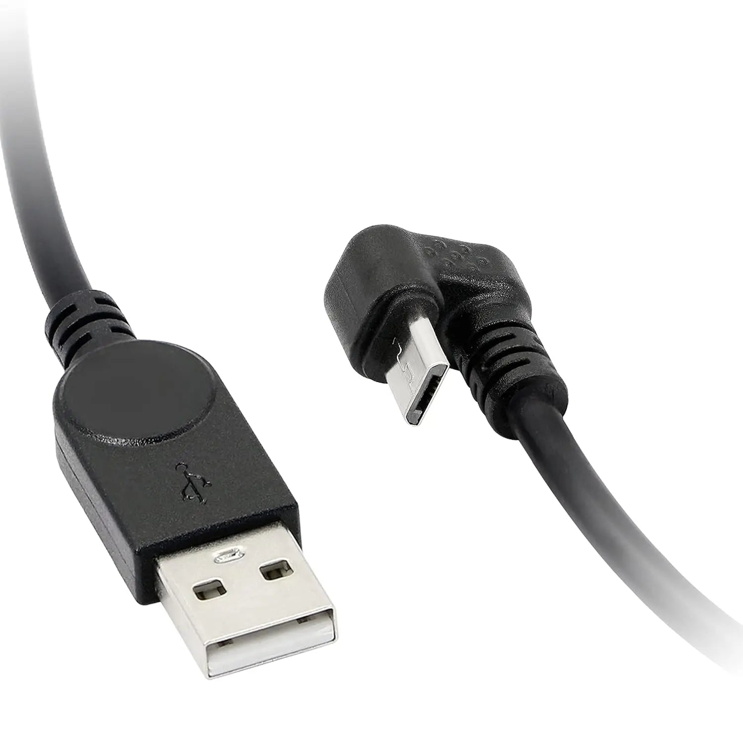 0.3M U-Shape USB Cable 180 Degree Angle USB 2.0 To Micro-USB or Type-C Data Sync Charging Cord for Android Phone Tablet