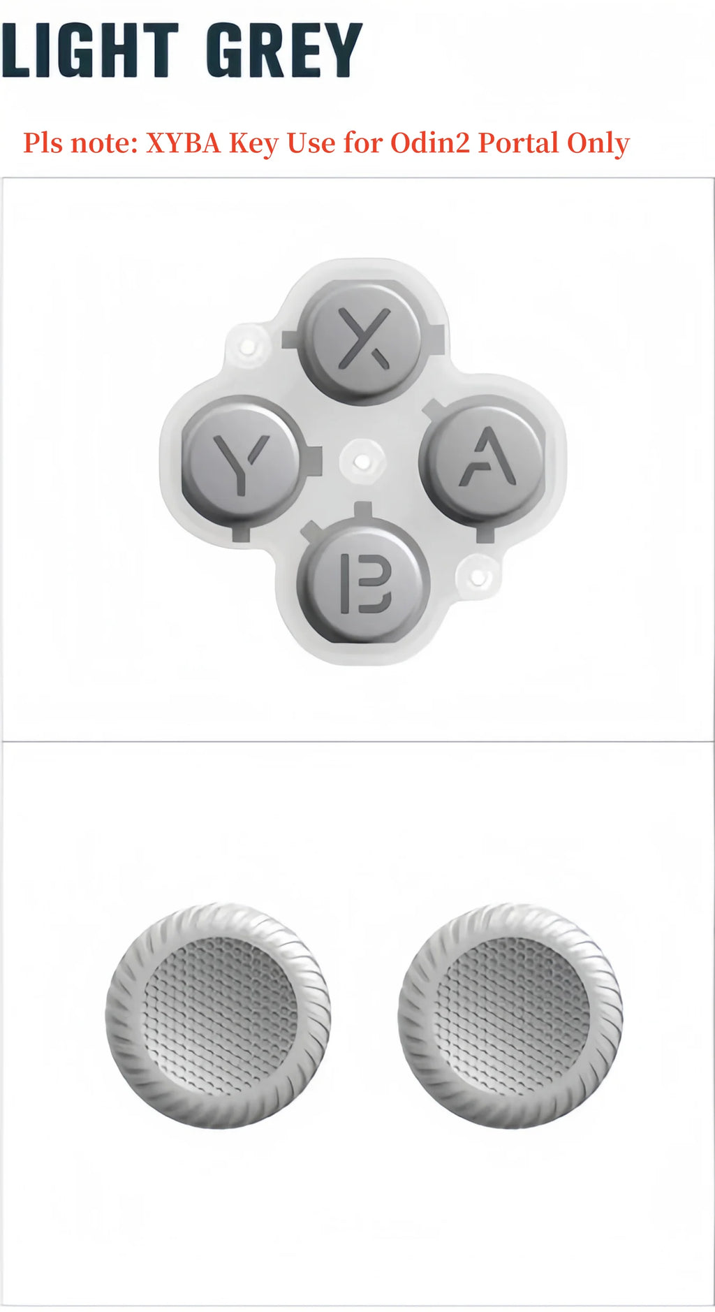 Offical AYN Odin 2 Joystick Cap For Odin 2 Portal/Odin 2 Mini/Odin2 Game Console Rocker Caps Replacement With X A B Y Keys