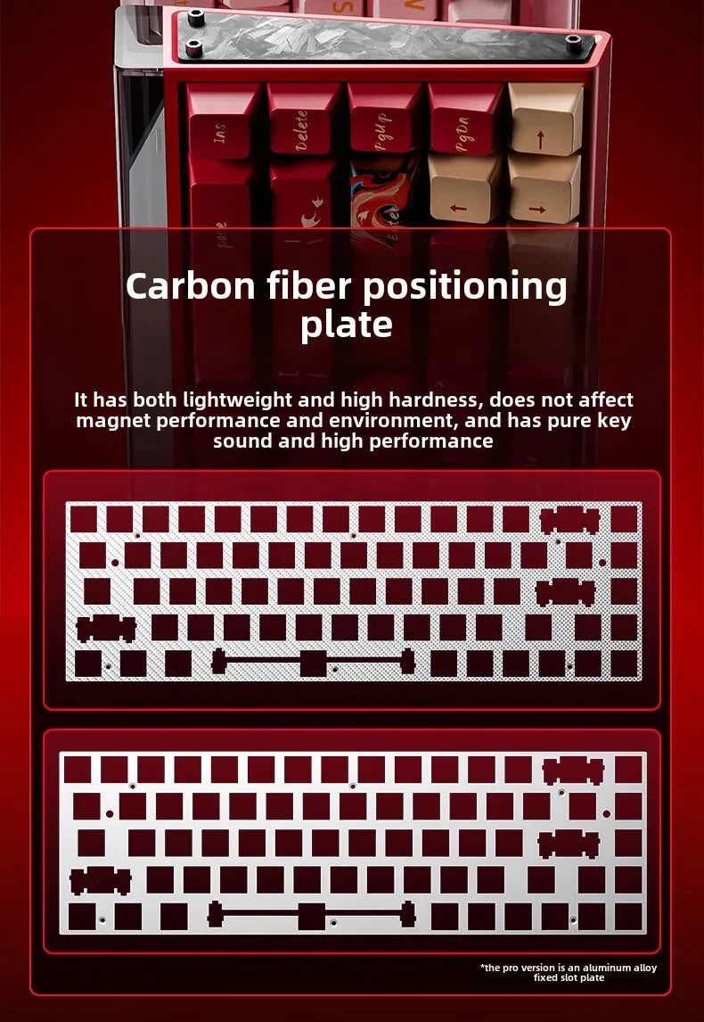 New AULA HERO 68HE/ULTRA INSTOCK Magnetic Switch Gaming Keyboard&Mouse E-sport Custom Mechanical Wired Keyboard Accessories