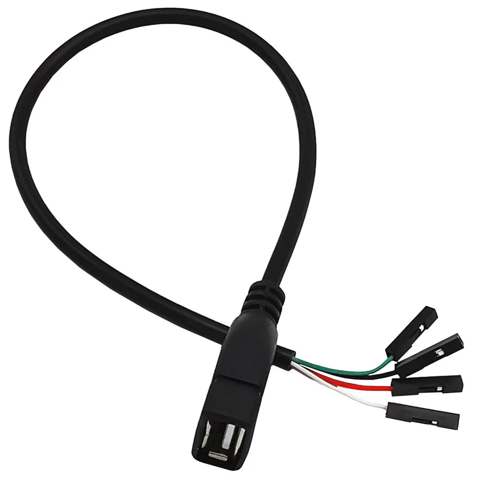 4*1Pin  Motherboard Female Header to USB 2.0 Male /Female Dupont Extender Cable 0.3m；