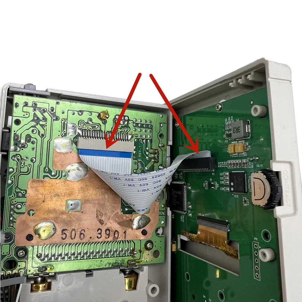 Original Size Grayscale IPS LCD Screen Kits for Nintend GameBoy GB DMG Dot-by-dot Display Highlight Brightness LCD Screen Kits