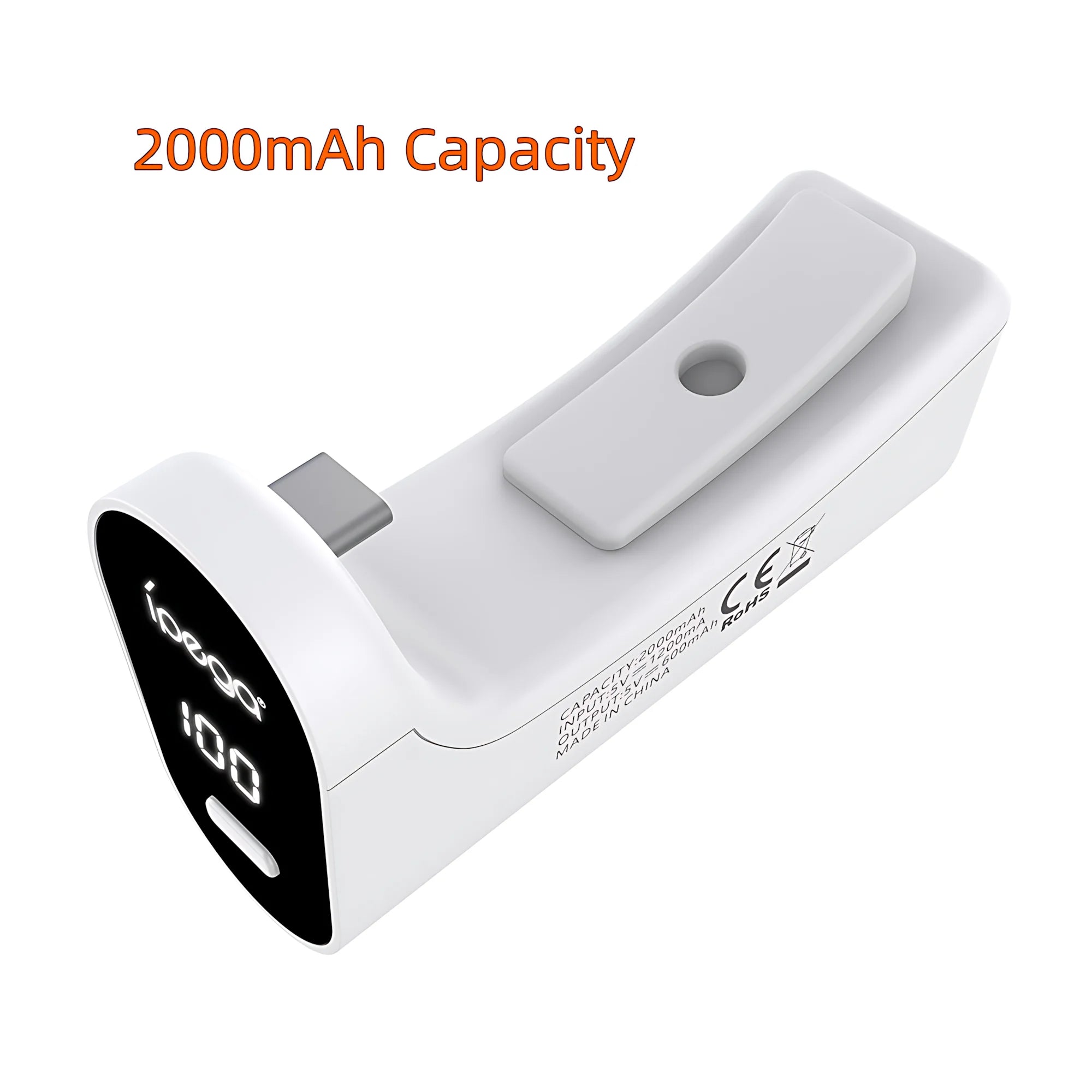 For PS5 Controller 2000mAh USB Type C Battery LED Display Play and Charge Kit for PS5 Elite Controller Gaming Accessories