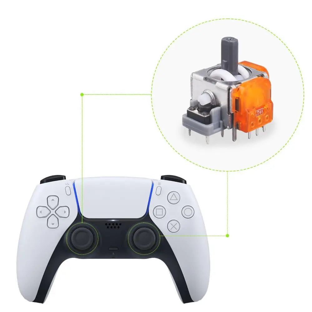 3D Analog Sensor Hall Effect Joystick Module Accessories for Playstation 5 Controller ThumbStick for PS5/PS4/Xbox/Switch Pro