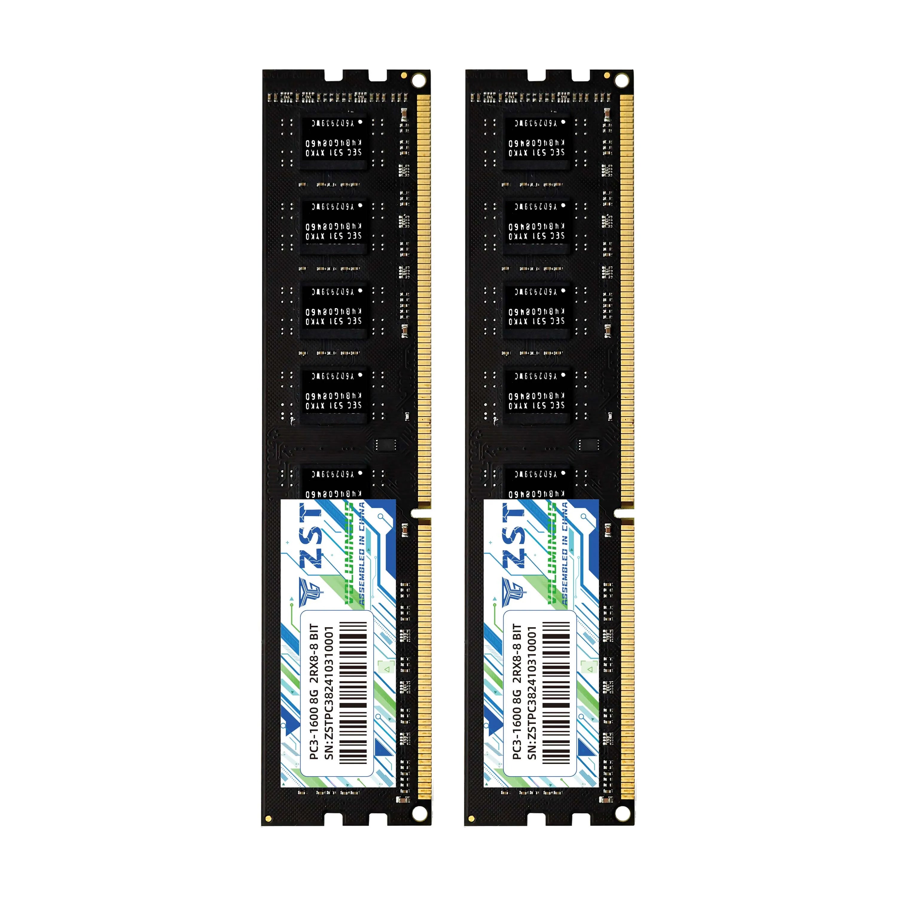 Desktop Computer Memory Module DDR3 PC RAM 4GB 8GB 1600/1333/1066/1600MHz Playing Game Loading Smoothly Fast Speed