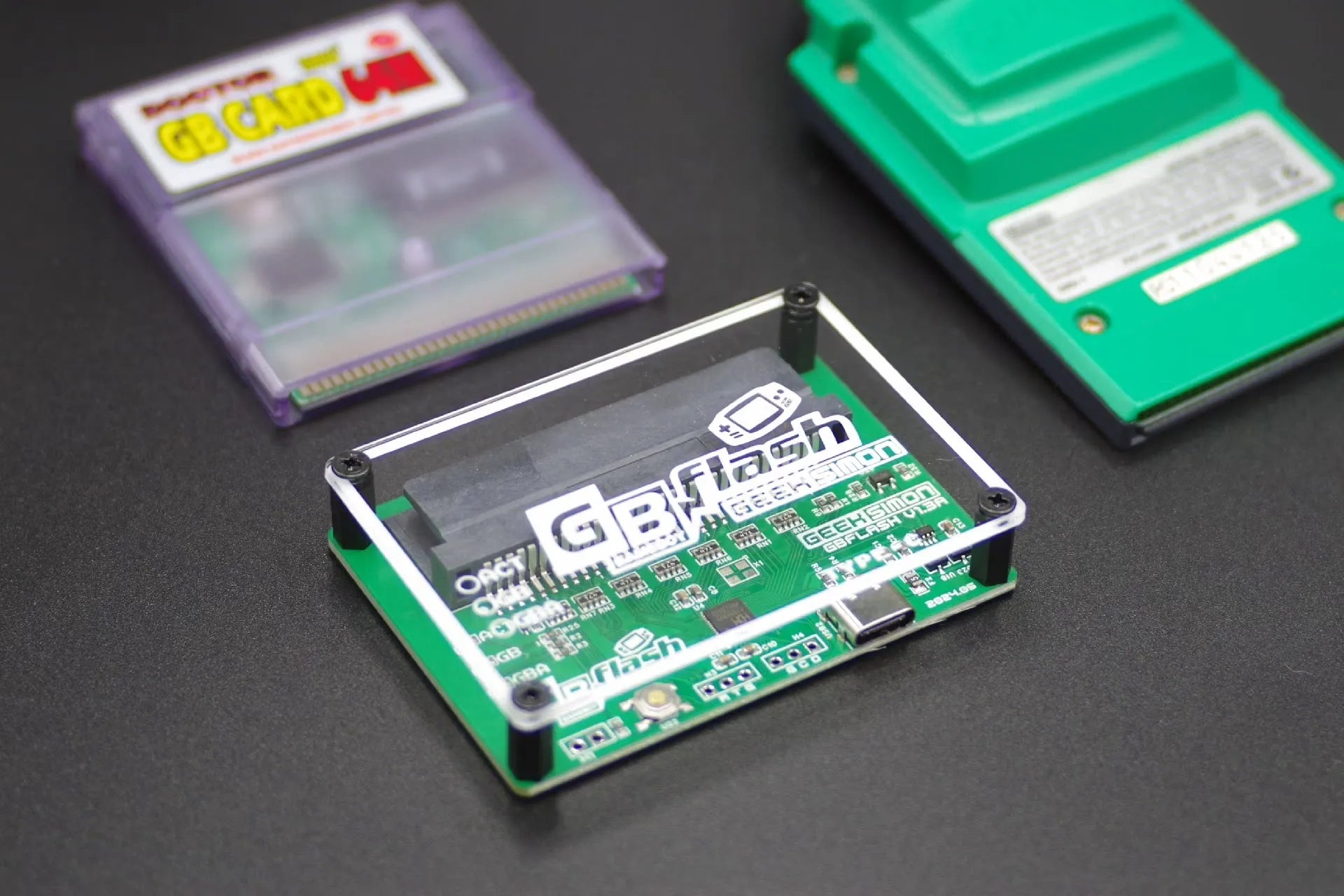 GBflash GBA/GBC Burner Great Design USB Adapter No Screen GB Flash Cart