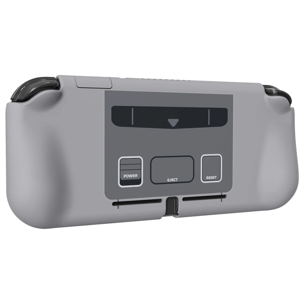 PlayVital ZealProtect Ergonomic Protective Case for Nintendo Switch Lite W/Screen Protector - SFC SNES Classic EU Style