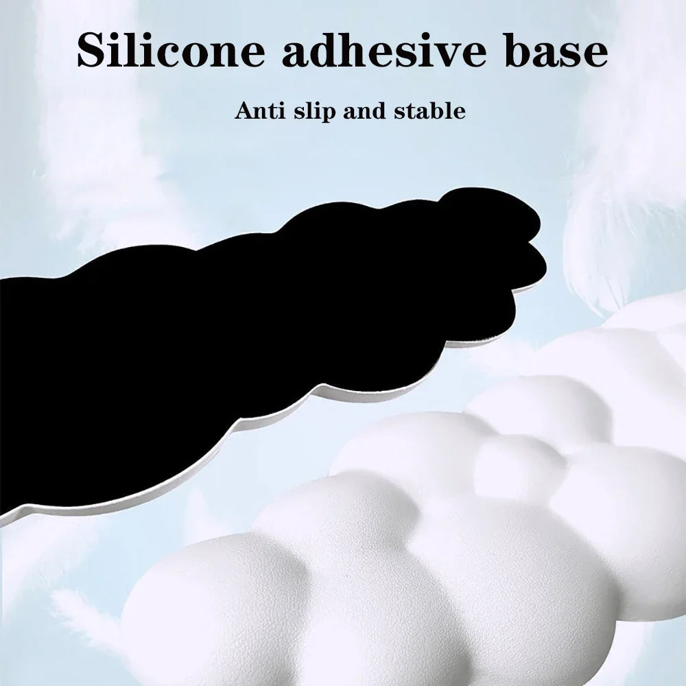 Cloud Wrist Rest Keyboard Memory Foam Mouse Mat Anti-slip Keyboard Handle Support MousePad Set Ergonomic Cloud Wrist Brace