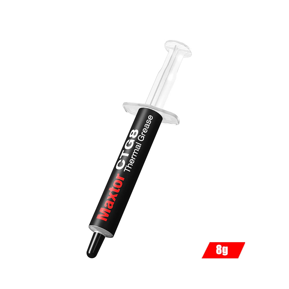 12.8W/mk Maxtor CTG8 AMD Intel Processor CPU GPU Cooler Cooling Fan Thermal Grease Thermal Paste Cpu Heatsink Plaster