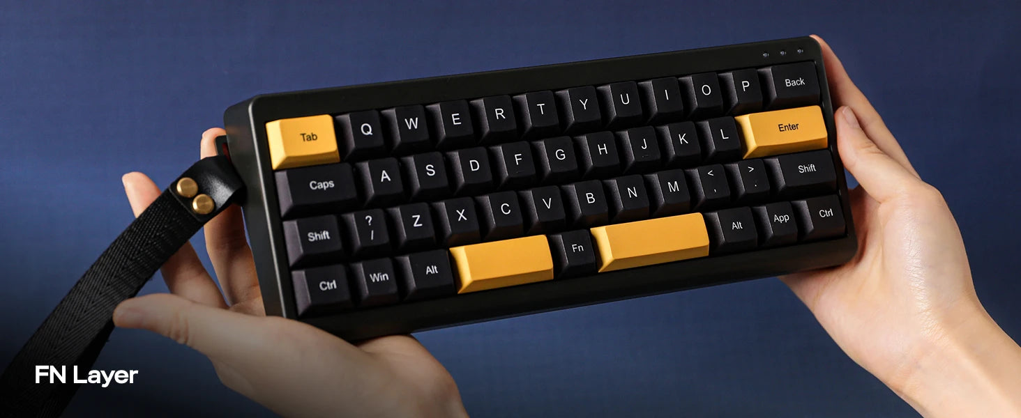 EPOMAKER TH40 QMK/VIA Ultra-Compact 40% Layout Hot-Swap Gasket-mounted Type-C Wired/Bluetooth/2.4G Wireless Mechanical Keyboard