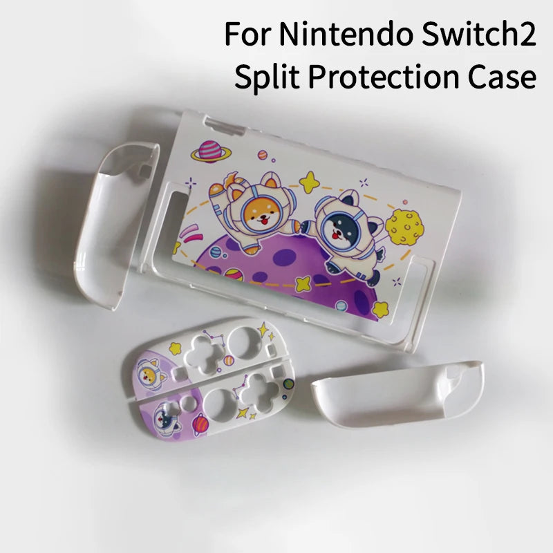 For Nintendo Switch2 protective hard case put in dock Switch 2 Split protection case PC cover NS2 console hard shell