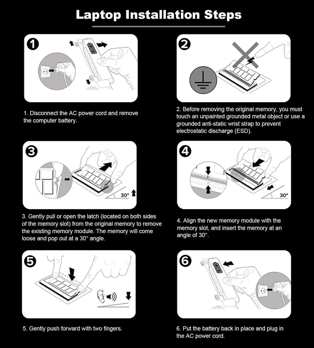 DDR4 Memoria RAM Laptop 16GB 8GB 32GB 1.2V 260pin 3200MHz 2666MHz 2400MHz PC4 Notebook Sodimm Memory Memoria Ram Ddr4