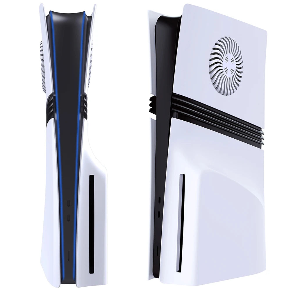 For PS5 Pro/PS5 Slim Console Faceplate with Cooling Vent For Playstation 5 Slim/Pro Replacement Face Plate Protective Shell