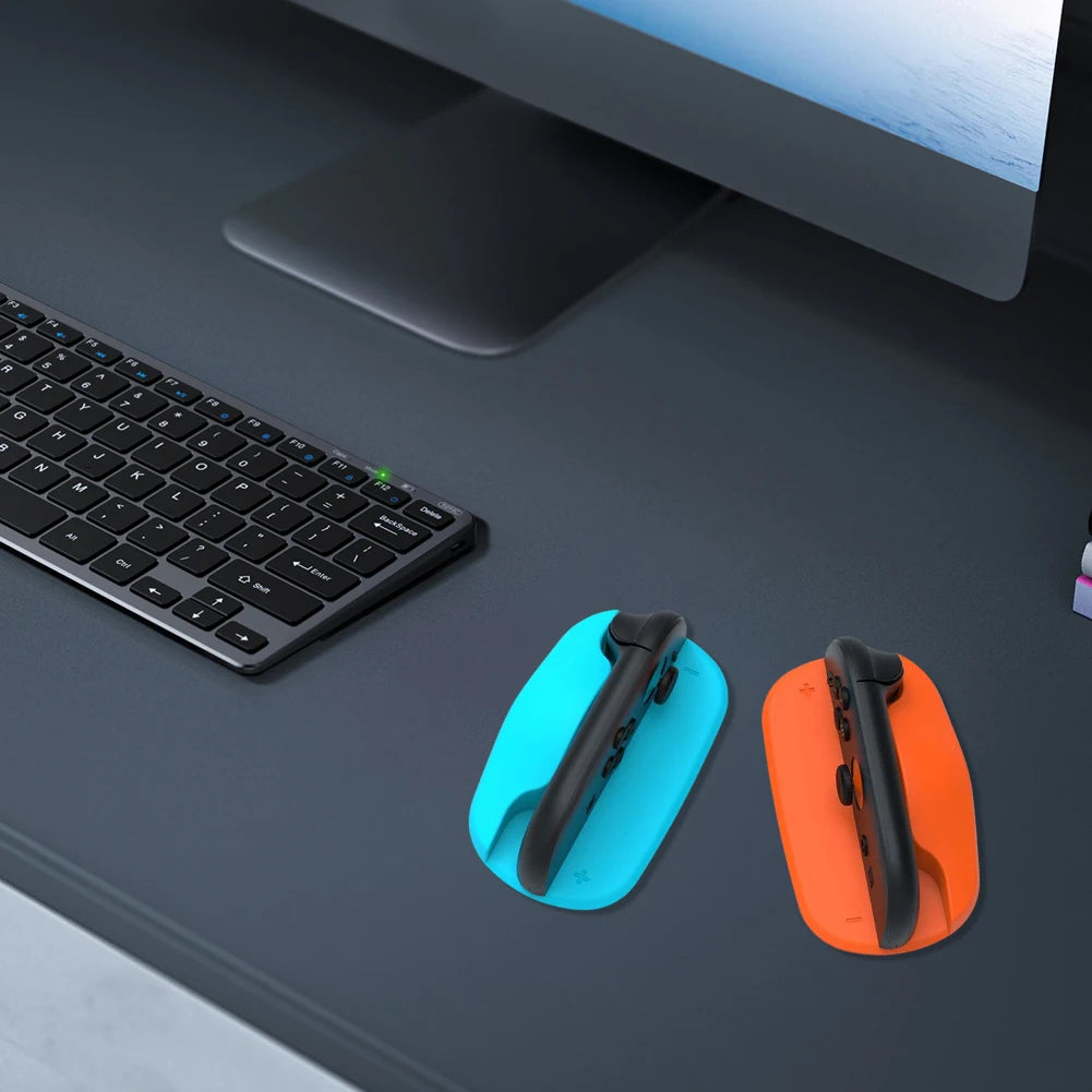 2Pcs Mouse Grip For Switch 2 Game Accessories Joy Con Left Right Controller Joycon 2Desktop Ergonomic Mouse Mode Holder