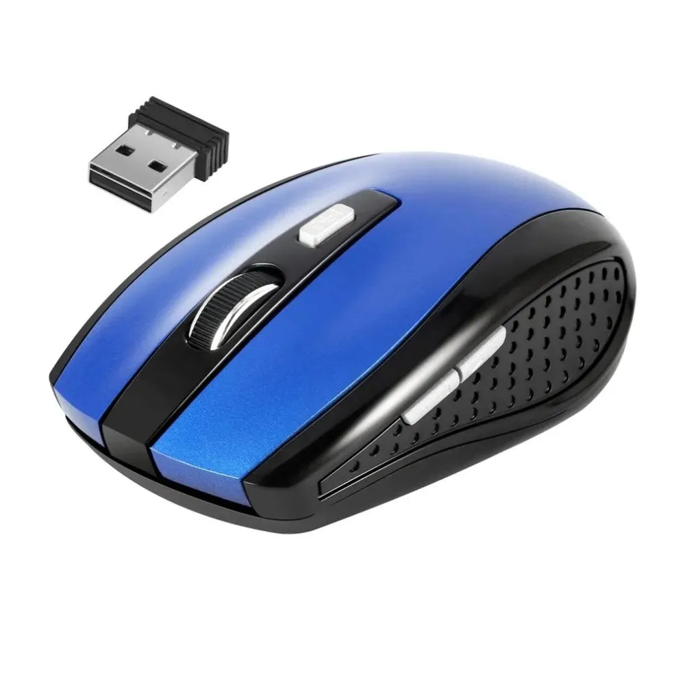 Computer Mouse Wireless USB Adjustable Gamer Gaming 6 Button Optical  2.4 USB Receiver for Computer PC Accessories