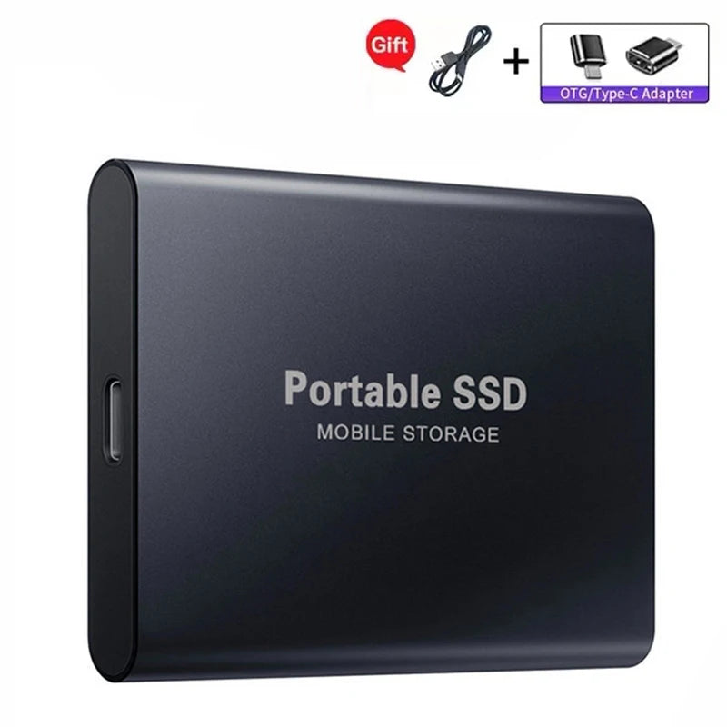 High-speed External Hard Drive 1TB 2TB 4TB Portable SSD Type-C Interface USB3.1 Hard Disk Solid State Drive for xiaomi Laptop PC
