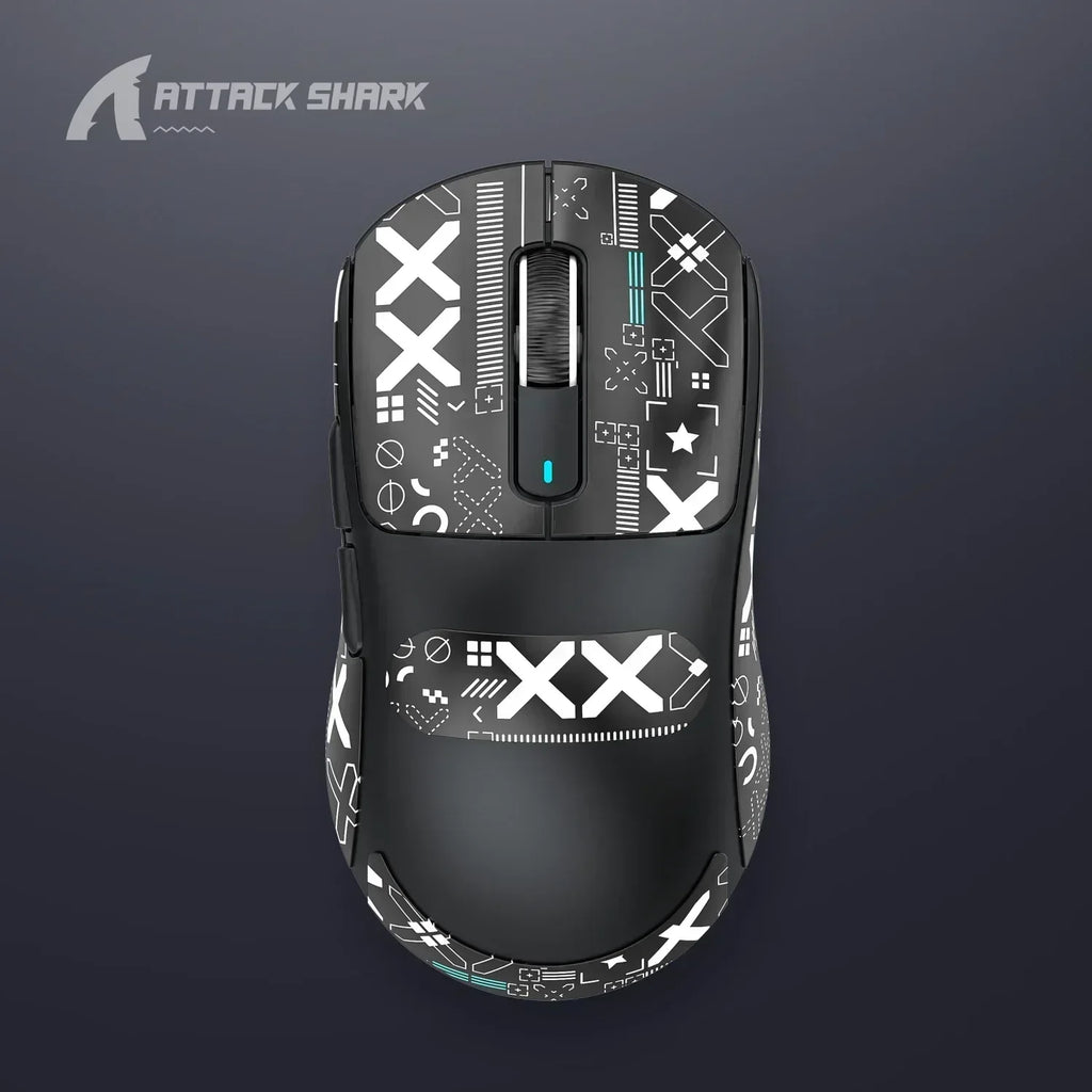 Attack Shark X3Pro/X3/R1 Wired 8KHz Bluetooth Mouse PixArt PAW3395 Tri Mode Wireless 4KHz Lightweight Macro Game custom Mouse