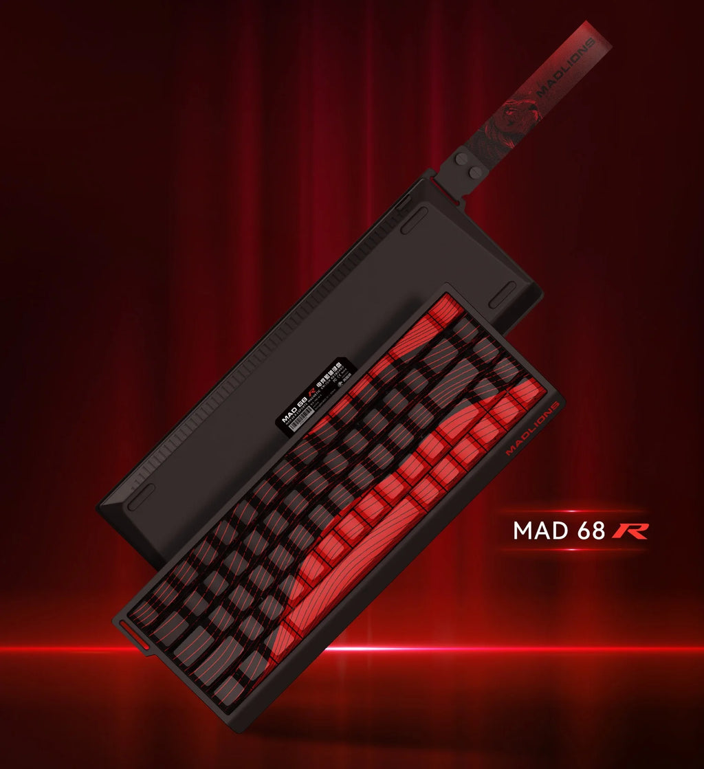 MADLIONS MAD 60/68HE Magnetic Switch Keyboard Wired Gaming Keyboard Hot Swap Rapid Trigger Custom Keyboard PC Gamer Accessories