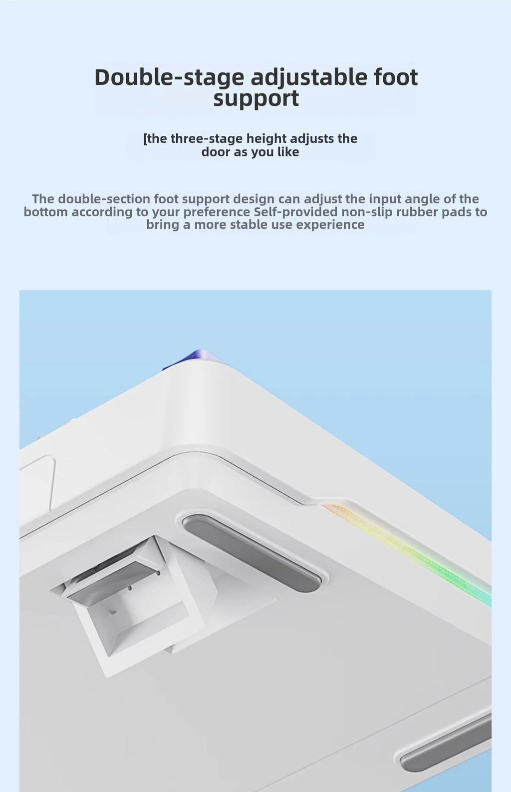 AULA F108/PRO Gaming Keyboard Mechanical RGB Hot Swappable Wireless 2.4G Polling Rate 100% Layout Hifi Switch Custom Accessories