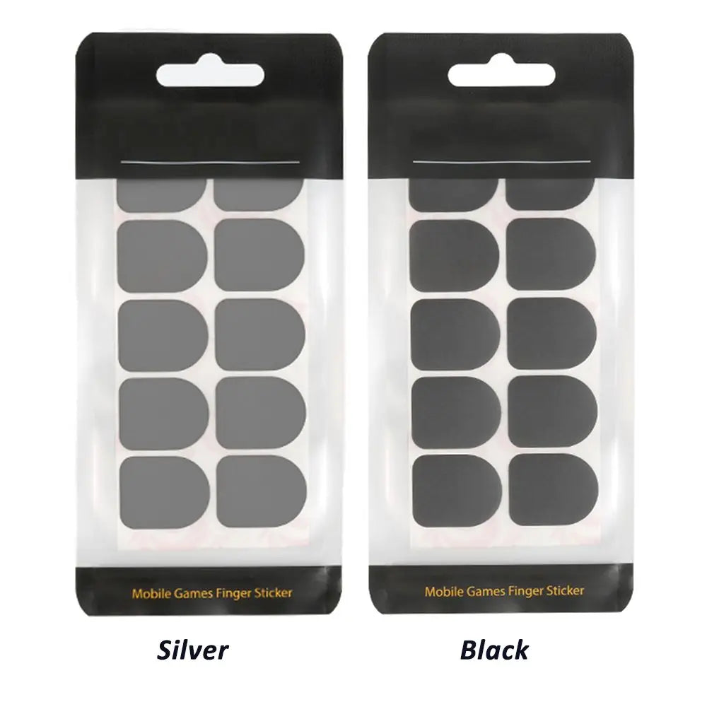 10PCS Anti Sweat Non Slip Finger Sleeve Mobile Game Sticker Smart Touch Screen Gaming Gloves Breathable Finger Cots Accessories