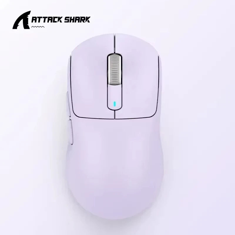 Attack Shark X3Pro/X3/R1 Wired 8KHz Bluetooth Mouse PixArt PAW3395 Tri Mode Wireless 4KHz Lightweight Macro Game custom Mouse