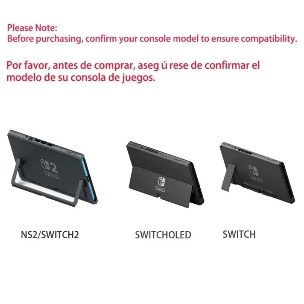 Micro-Frosted Hard Protective Case for Nintendo Switch / OLED / Switch 2 - Silicone Grip Protective Cover,Cat Ear Joycon Cover