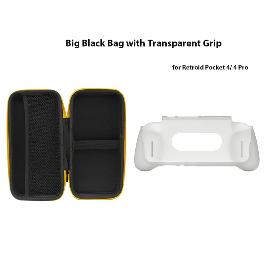 New Retroid Pocket 4 Pro Grip Protect TPU Shell Case Retroid Pocket 4 Officail Grip For RP4 Retro Console Stand Holder