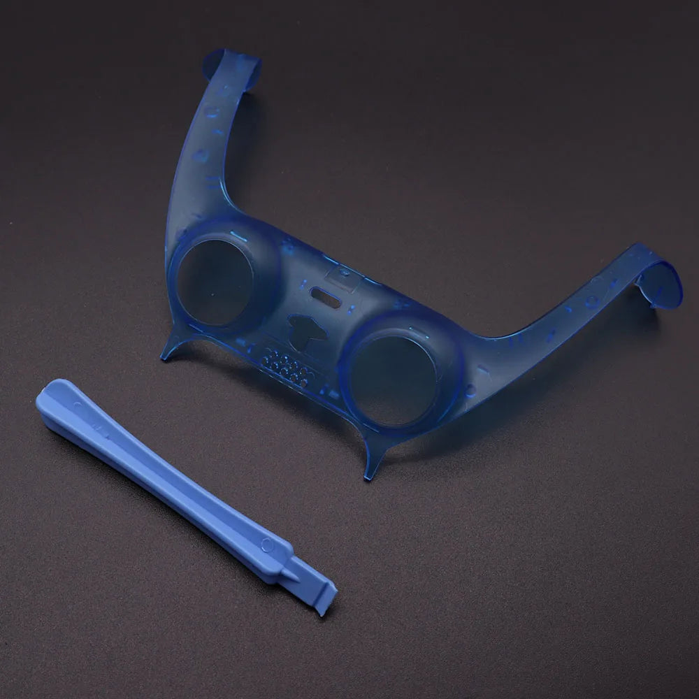 For PS5 V1 V2 V3 Gamepad Handle Shell Cover Camouflage/Clear Matte Controller Joystick Handle Decoration Strip With Pry Bar