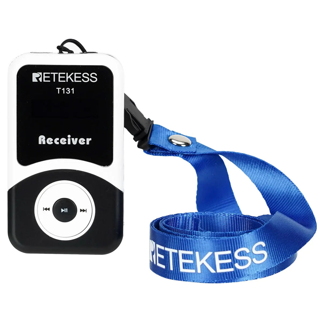 Retekess T130 T131 Wireless Tour Guide System Audio Tour Guide System Wireless Microphone Transmitter For Museums,Tourist Groups