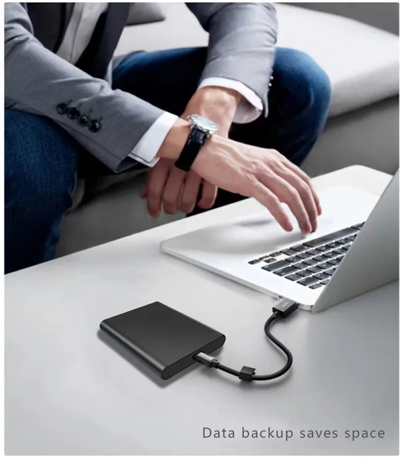 For Xiaomi 1TB External Hard Drive Portable SSD 2TB Hard Disks Storage High-Speed External Solid State Drive USB 3.1 for Laptops