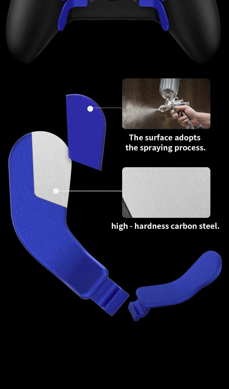 for Xbox One Elite Series 2 Controller Accessories Kit Metal D-Pad Trigger Paddles Repair set Gamepad Thumb Stick Grips