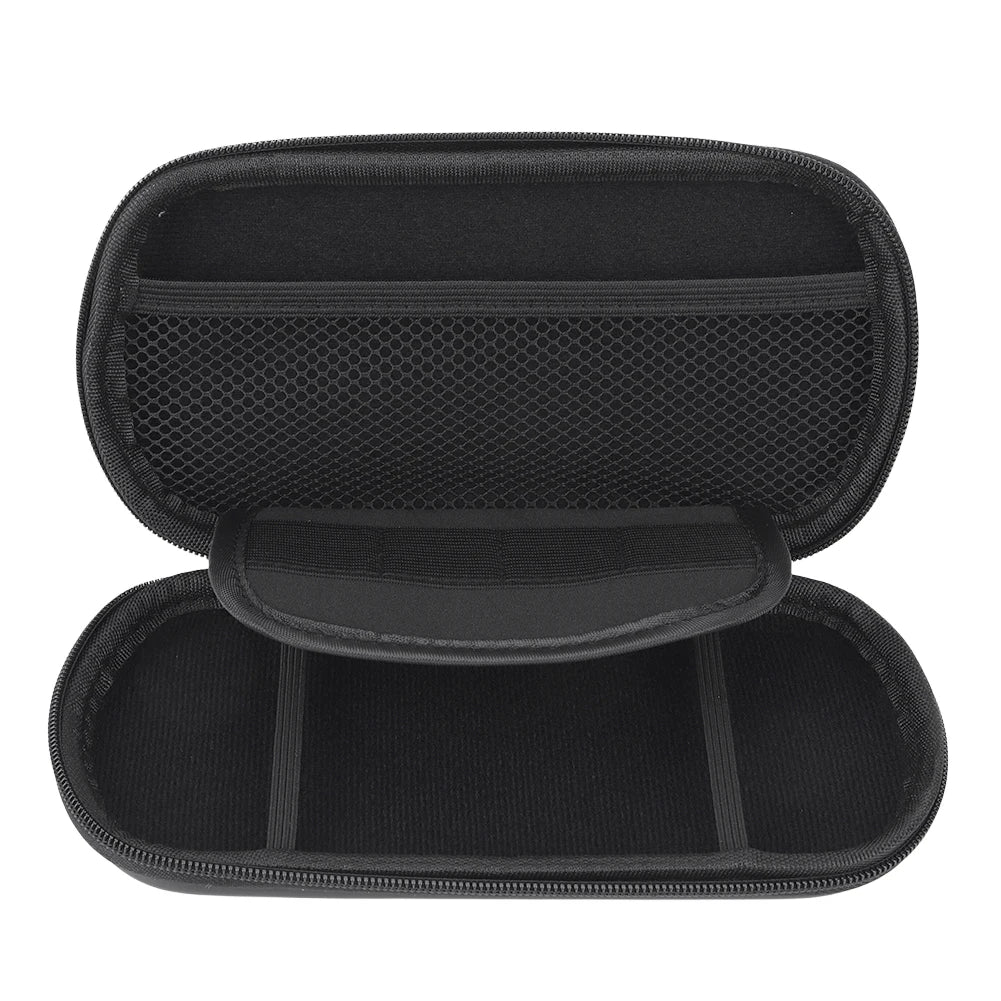 Hard EVA Carrying Case with Tempered Glass Film Handheld Game Console Case Waterproof for Trimui Smart Pro Handheld Game Console