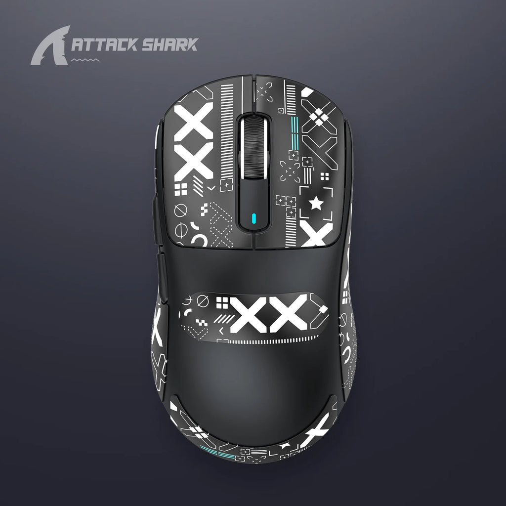 Attack Shark X3Pro/X3/R1 Wired 8KHz Bluetooth Mouse PixArt PAW3395 Tri Mode Wireless 4KHz Lightweight Macro Game custom Mouse