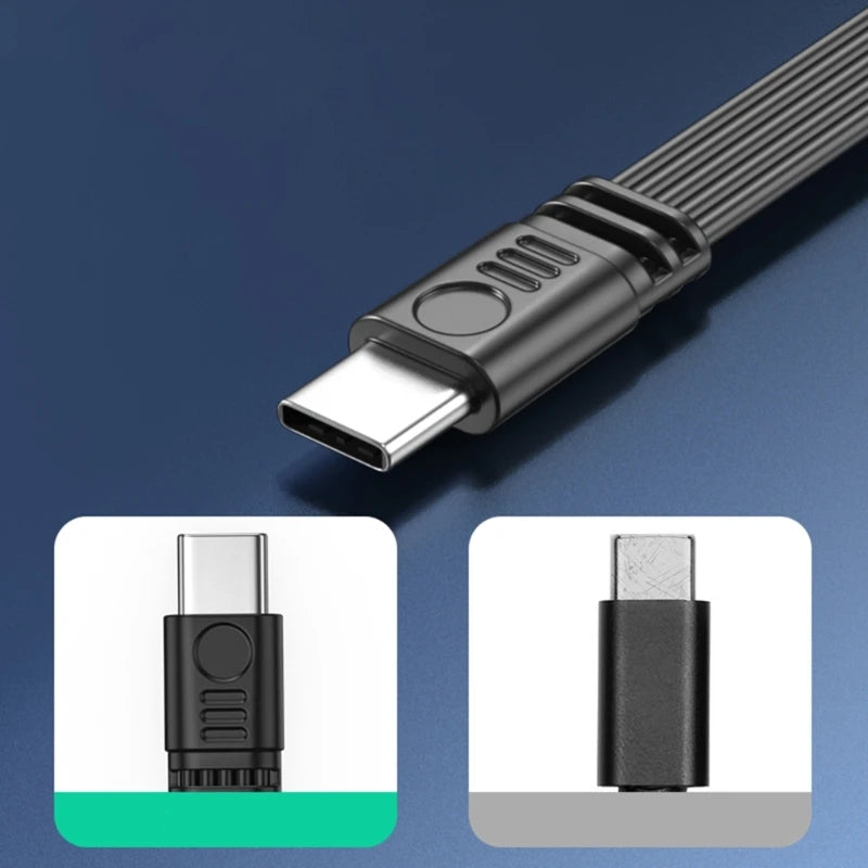 90 Degree USB C Extension Cable Male to Female Type C to Type C 480Mbps 45W Fast Charging Extender Data Cord for Samsung Xiaomi