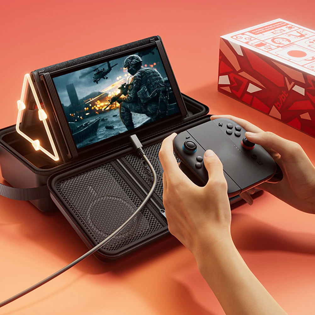 Portable Hand Storage Bag For Nintend switch2 Case Switch Console EVA Carry Case Protective Shell for Nintendo Switch Accessorie