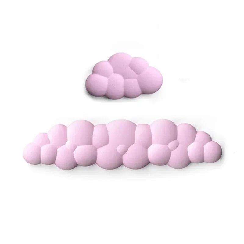 Cloud Wrist Rest Keyboard Memory Foam Mouse Mat Anti-slip Keyboard Handle Support MousePad Set Ergonomic Cloud Wrist Brace