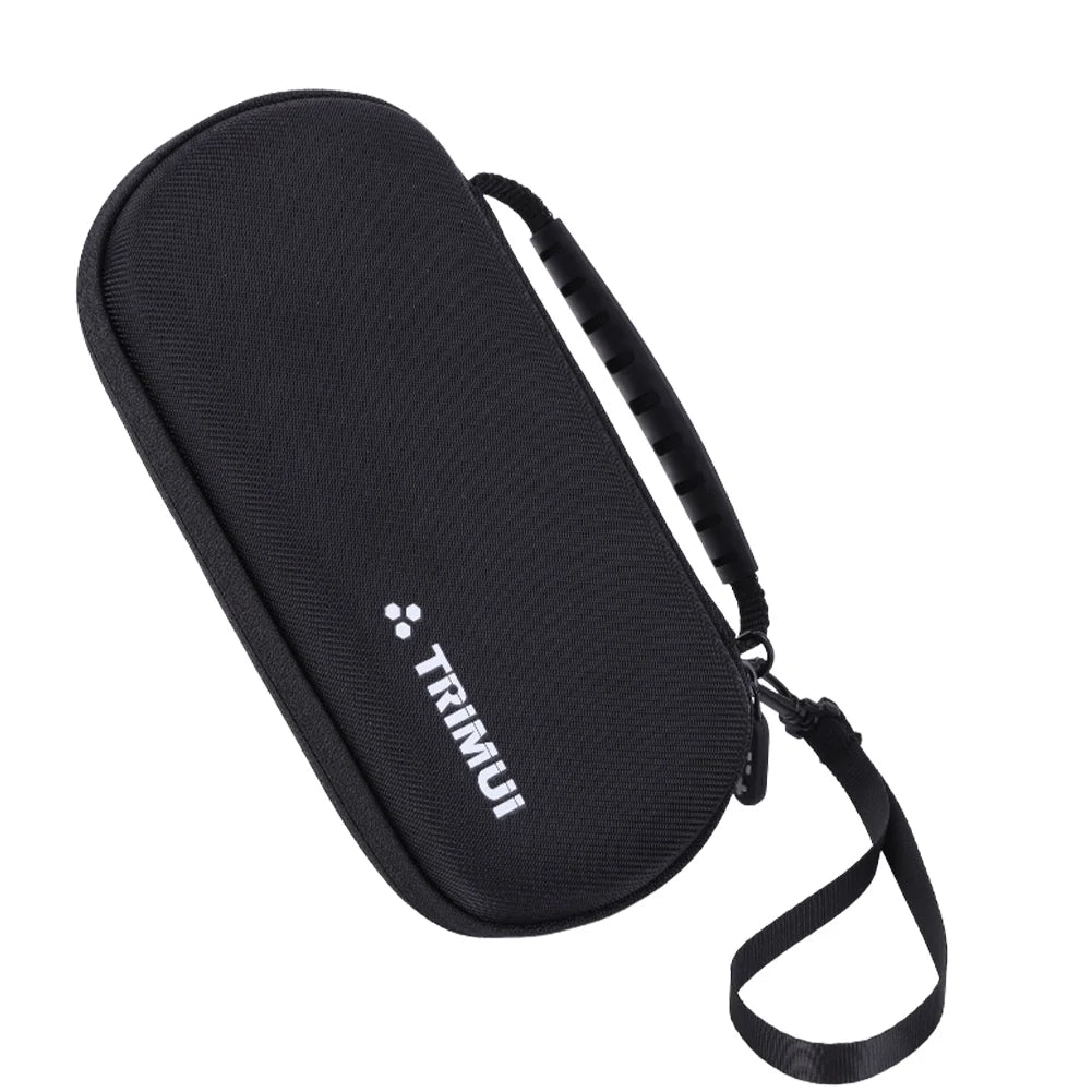 Hard EVA Carrying Case for Trimui Smart Pro Handheld Game Console Silicone Protective Case Storage Bag with Tempered Glass Film