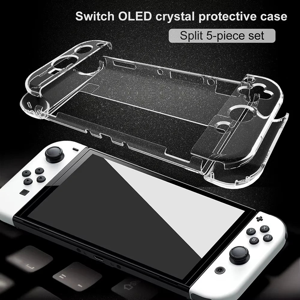 For Nintendo Switch Oled Case storage bag Pack Game Accessories Kit Hard Shell Travel Storage Bag JoyCon Protective Cover Grip