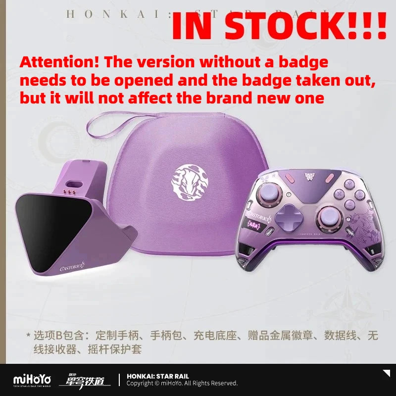 NEW miHoYo INSTOCK Honkai Star Rail Castorice APEX 5 Elite Gamepads Wireless Gamepad Force Feedback Bluetooth Game Controller