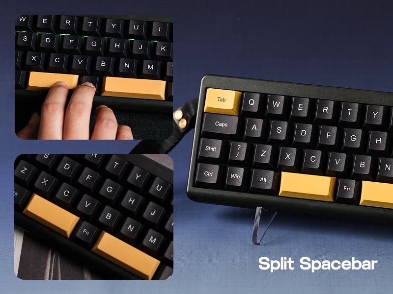 EPOMAKER TH40 QMK/VIA Ultra-Compact 40% Layout Hot-Swap Gasket-mounted Type-C Wired/Bluetooth/2.4G Wireless Mechanical Keyboard