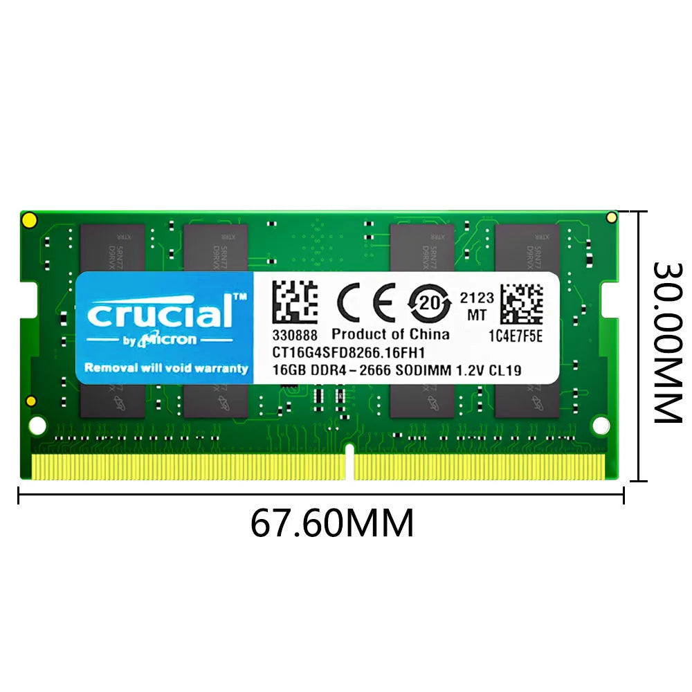 Memoria Ram DDR4 32GB 16GB 4GB 8GB 2133mhz 2400mhz 2666mhz 3200mhz PC4 1.2V Sodimm Notebook RAM Laptop Memory