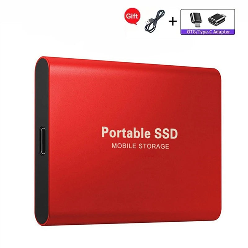 High-speed External Hard Drive 1TB 2TB 4TB Portable SSD Type-C Interface USB3.1 Hard Disk Solid State Drive for xiaomi Laptop PC
