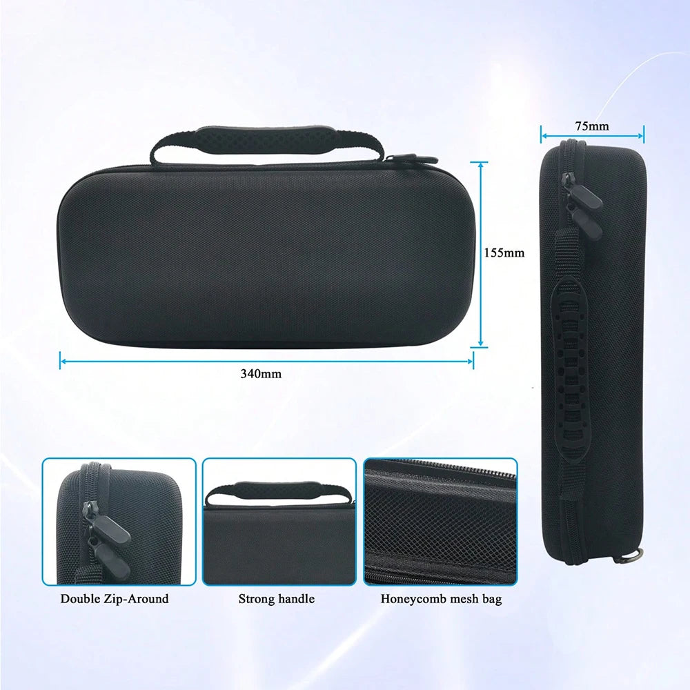 Suitable for PlayStation Portal package, including storage bag, split silicone protective cover, joystick cap, tempered film