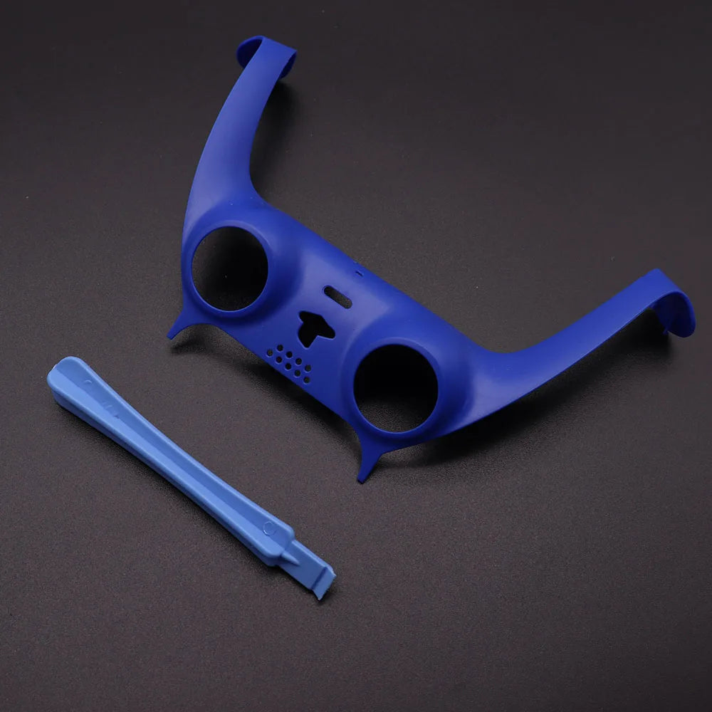 For PS5 V1 V2 V3 Gamepad Handle Shell Cover Camouflage/Clear Matte Controller Joystick Handle Decoration Strip With Pry Bar