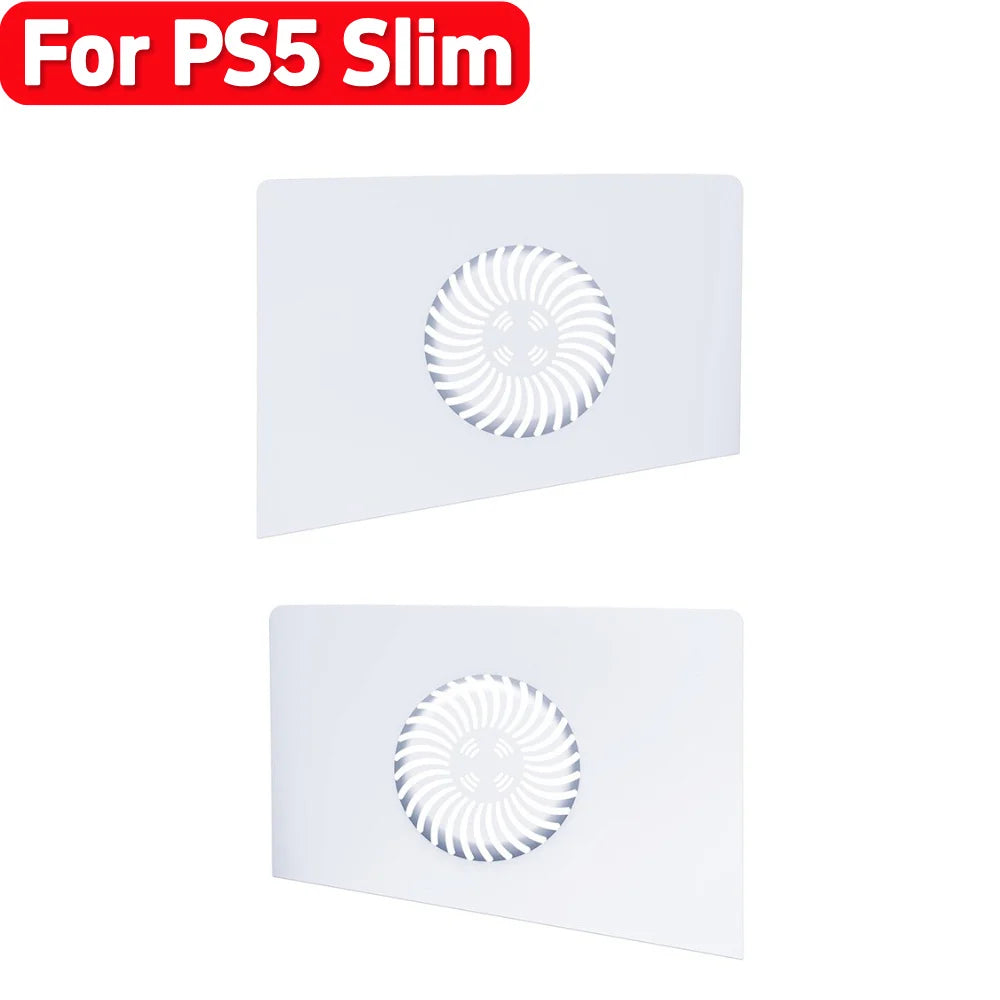 For PS5 Pro/PS5 Slim Console Faceplate with Cooling Vent For Playstation 5 Slim/Pro Replacement Face Plate Protective Shell