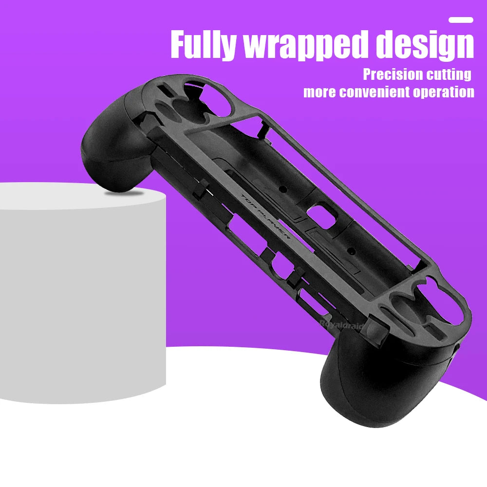 Black Replacement Hand Grip Joypad Stand Case with L2 R2 Trigger Button For PS VITA 1000/PSV1000/PS Vita1000 Game Accessories